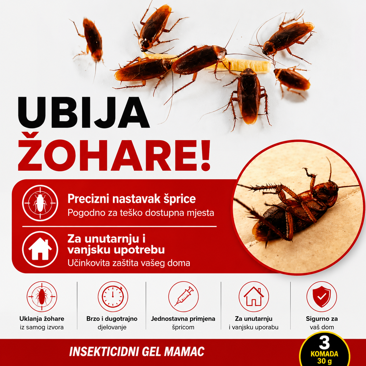 Gel protiv žohara – Brzo, snažno i dugotrajno djelovanje